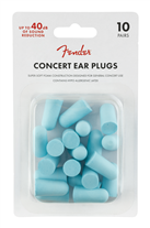 Fender Concert Ear Plugs (10 Pair) Daphne Blue