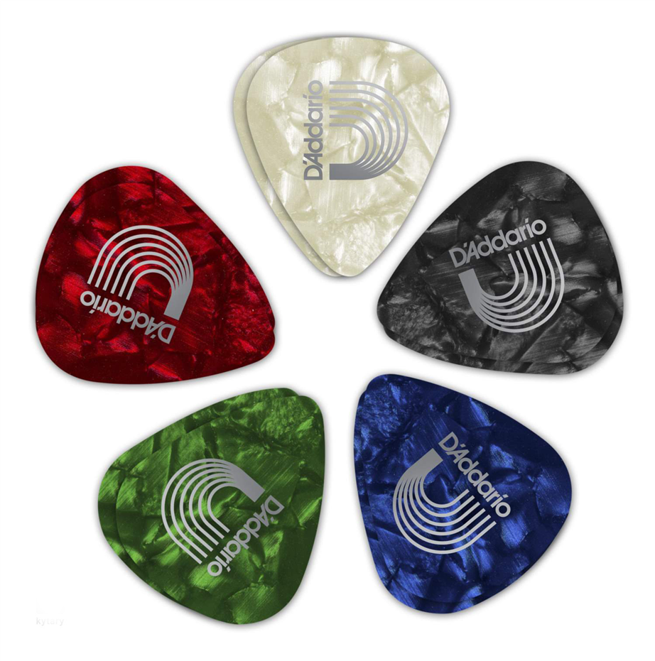 Planet Waves 1CAP2 Classic Pearl Celluloide Assortment Pack 10 UN Picks