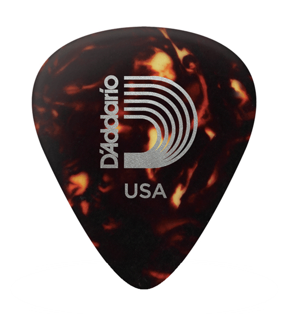D'Addario 1CSH6 Shell Color Celluloid Heavy Guitar Picks