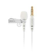 Microfone Lapela Rode Lavalier GO Branco