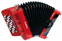 Roland FR1XB V-Accordion® Red Digital Button Accordion