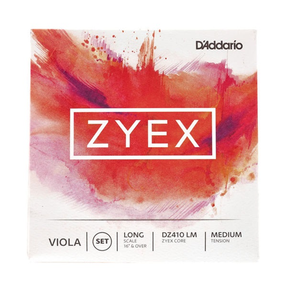 D'Addario DZ410 LM Zyex 16" Medium tension Viola Strings
