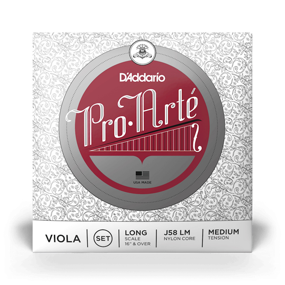 Daddario J58LM Pro-Arté 16" Medium tension Viola String Set