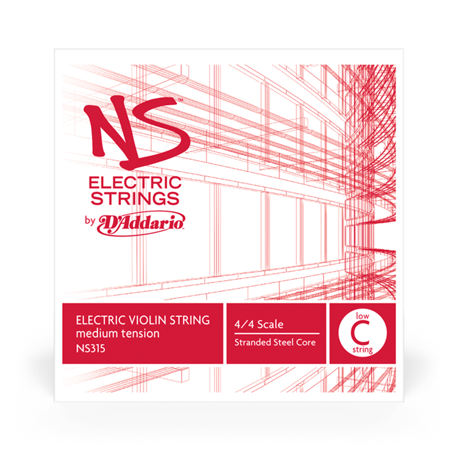 Daddario NS315 Low C 4/4 Medium Tension Electric violin string