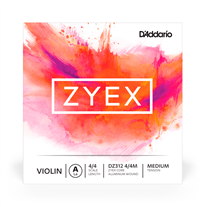 D'Addario 4/4 DZ312 Zyex Medium Tension A Violin String
