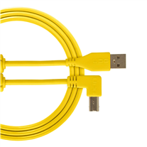 UDG U95004 2.0 A-B Yellow 1mt Angle Plug USB Cable