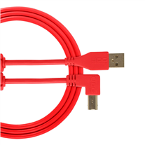 UDG U95004 2.0 A-B Red 1mt Angle Plug USB Cable