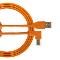 UDG U95004 2.0 A-B Orange 1mt Angle Plug USB Cable