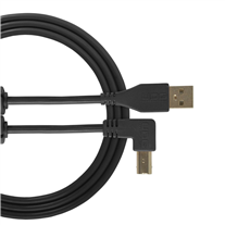 UDG U95004 2.0 A-B Black 1mt Angle Plug USB Cable