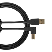 UDG U95006 2.0 A-B Black 3mt Angle Plug USB Cable