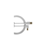 UDG U95006 White 3mt 2.0 A-B angle plug USB cable