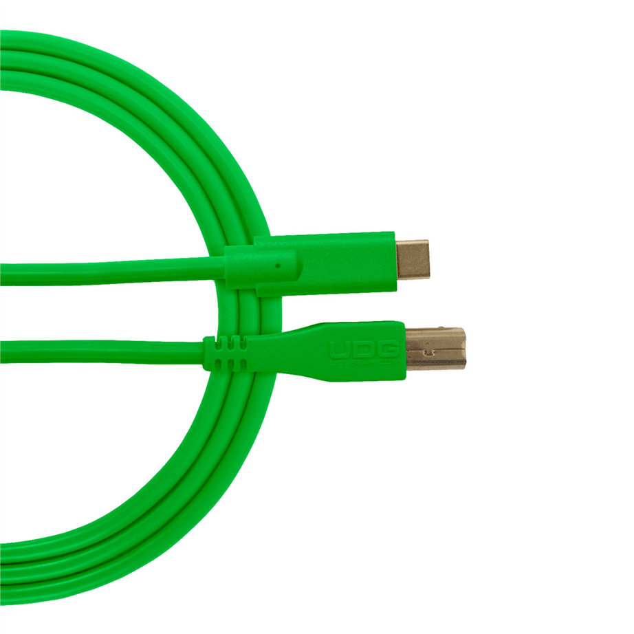 UDG U96001 2.0 C-B Green 1,5mt Straight Plug USB Cable