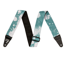 Fender Tie Dye Acid Wash Strap Teal Guitar Strap