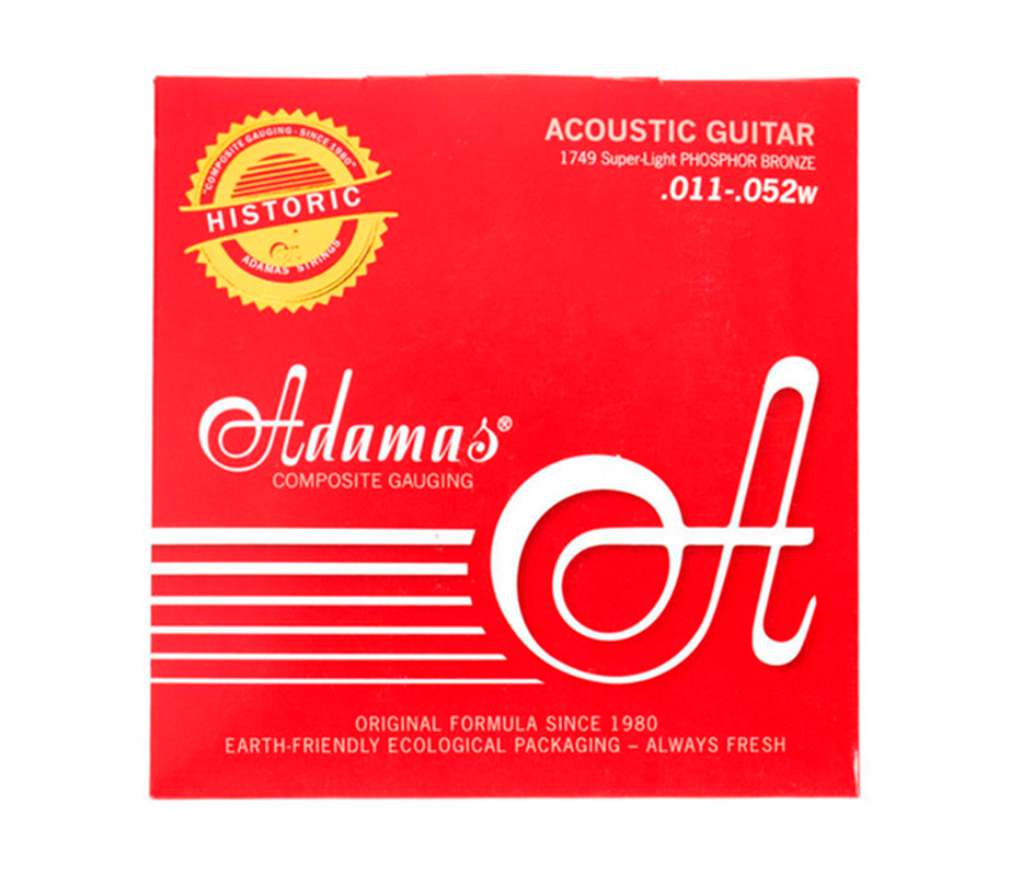 Adamas 1749 011-052 Acoustic Guitar String Set