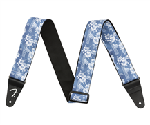 Fender Hawaiian Strap Blue Floral 2" Guitar Strap