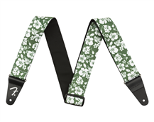 Fender Hawaiian Strap Green Floral 2" Guitar Strap