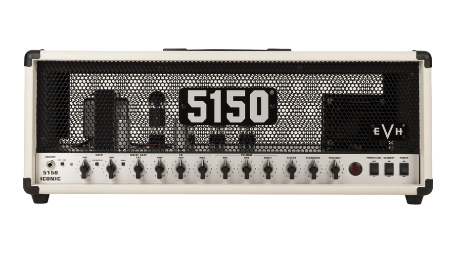 EVH 5150 Iconic Series 80W Tube Amp Head for Electric Guitar Ivory