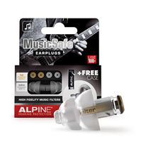 Alpine Musicsafe Clear Hearing Protection Earplugs