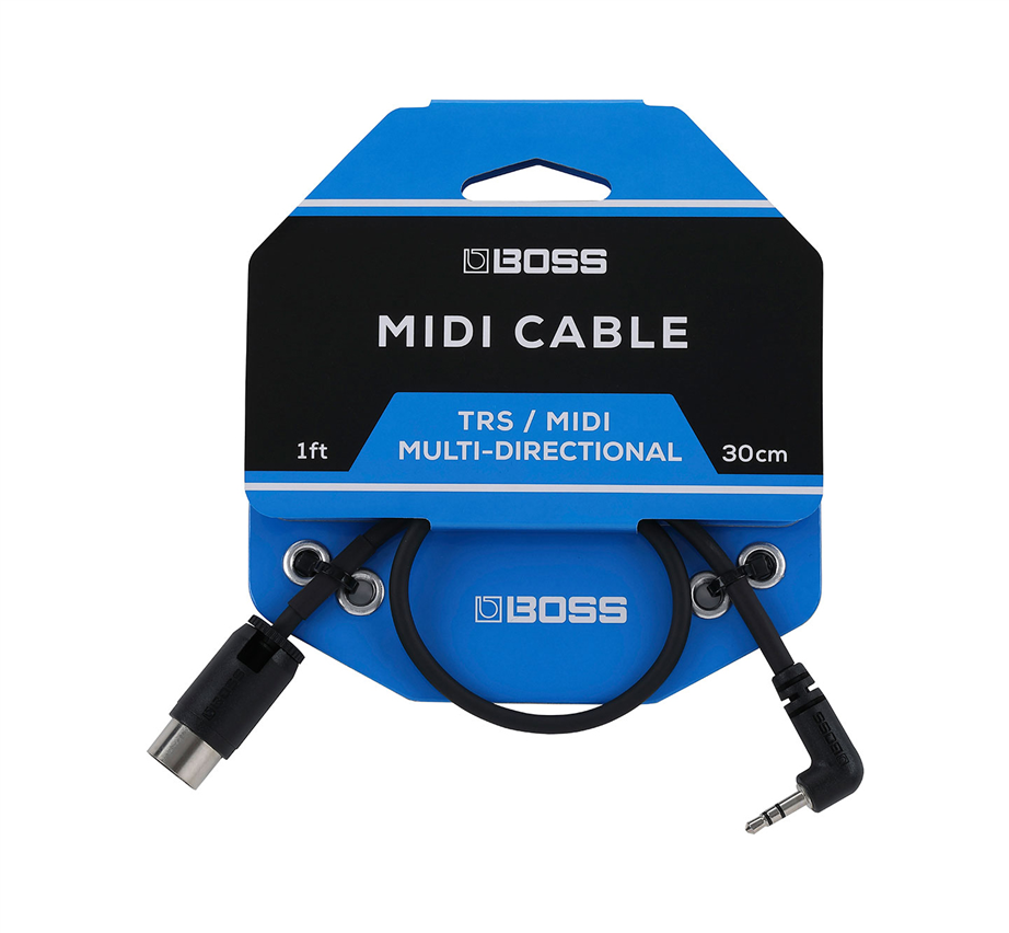 Cabo MIDI Boss BMIDI-1-35 TRS/MIDI Cable 30cm