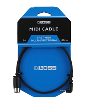 Boss BMIDI-2-35 TRS/MIDI Cable 60cm Midi Cable