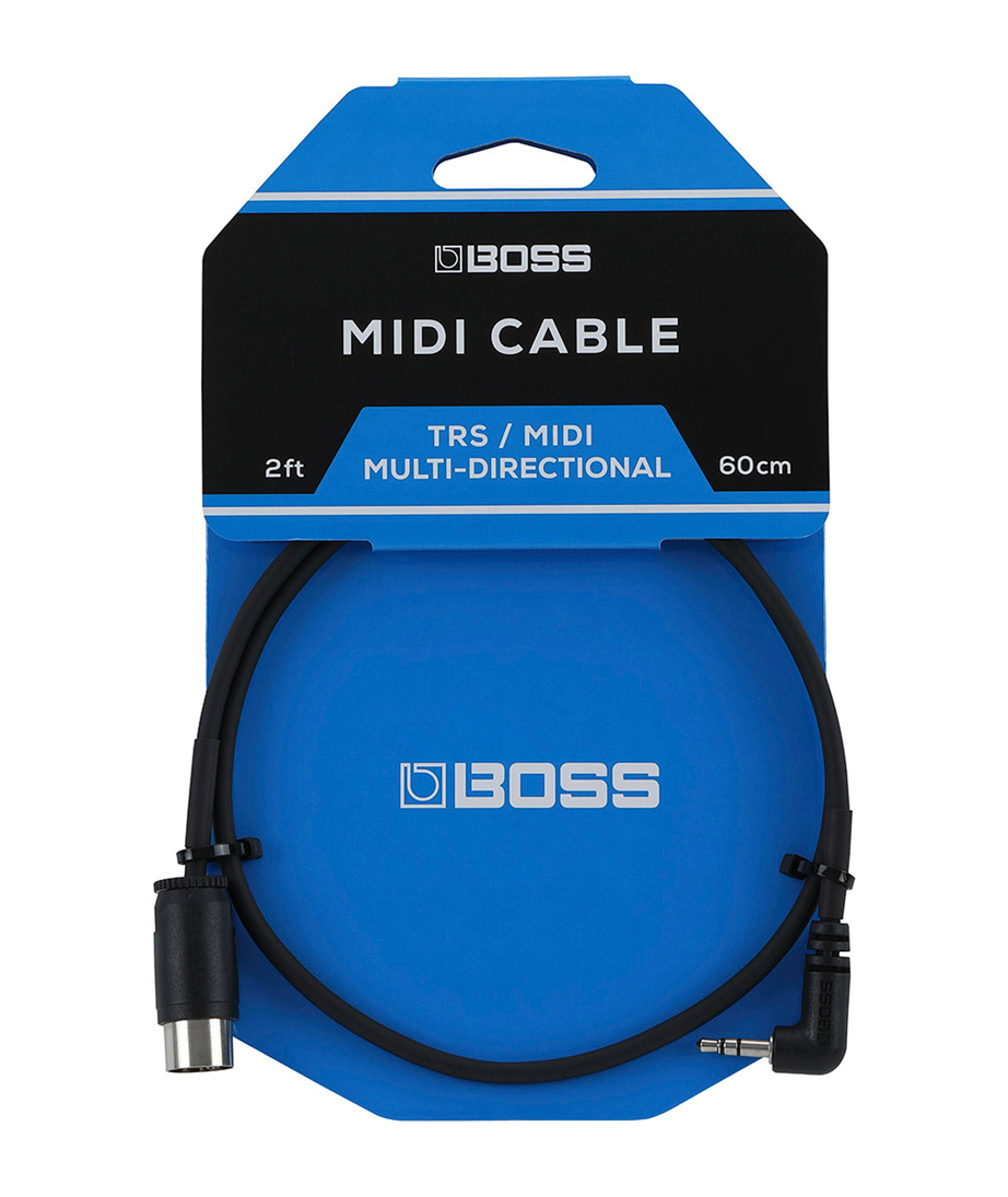 Boss BMIDI-2-35 TRS/MIDI Cable 60cm Midi Cable