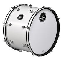 Mapex CBS2414 White 24”x14” Marching Bass Drum