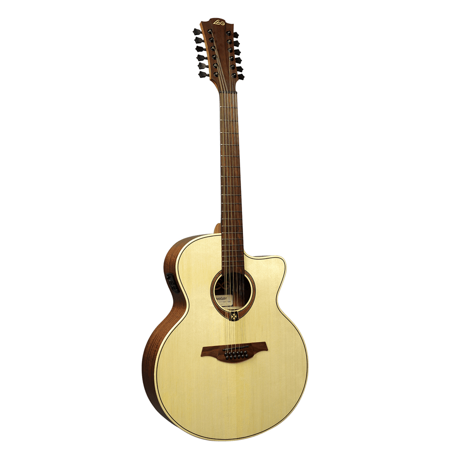 Lag T177J12CE Natural 12 String Electric Acoustic Guitar