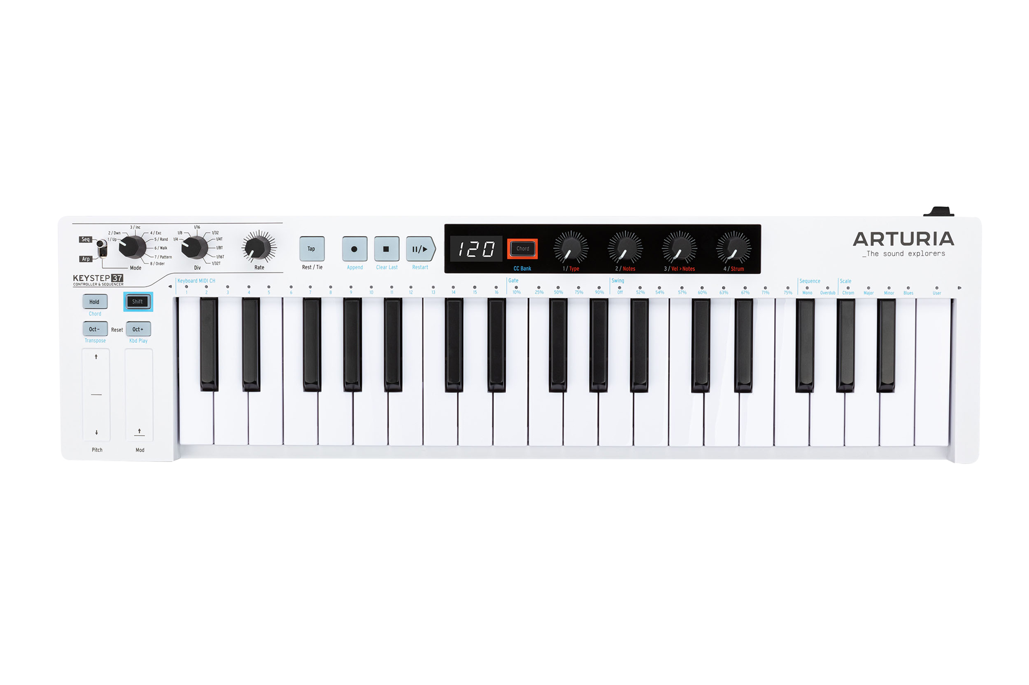 Controle Keyboard Arturia Keystep 37 Controller | Ludimusic
