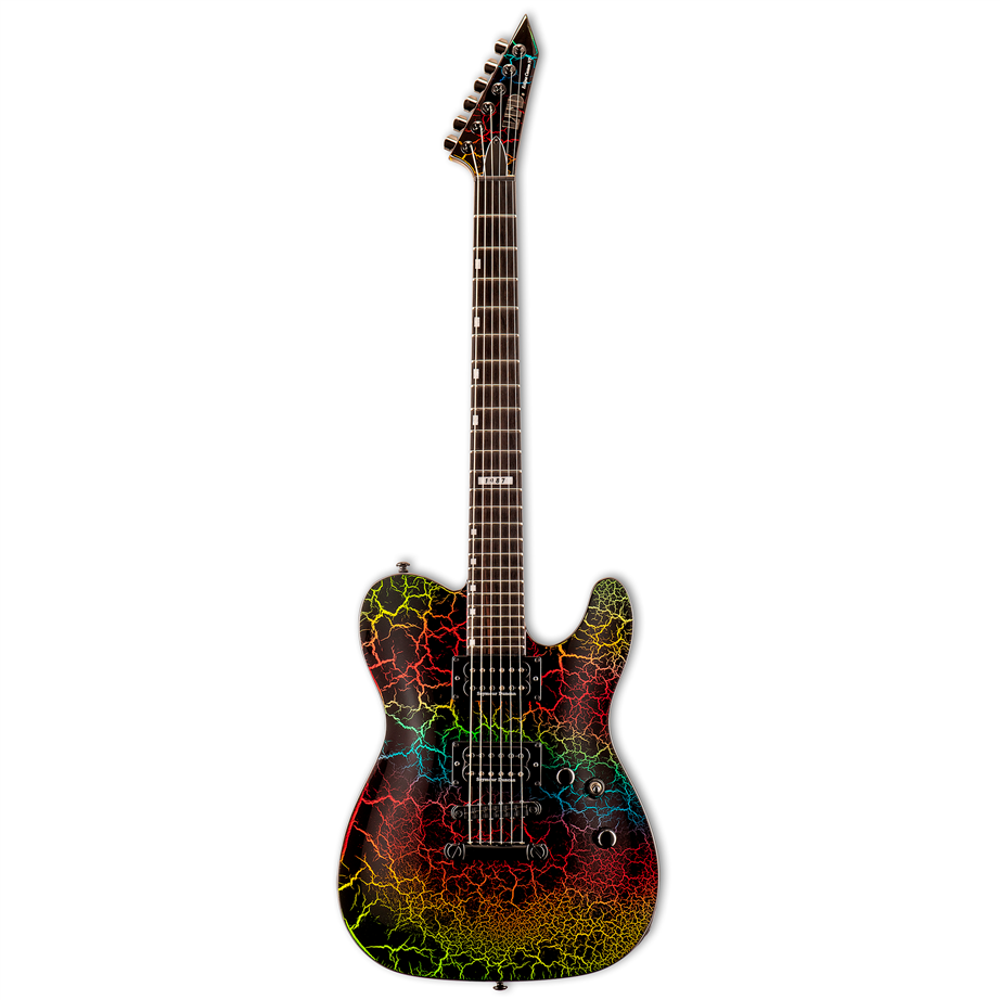 ESP LTD Eclipse 87 Rainbow Crackle