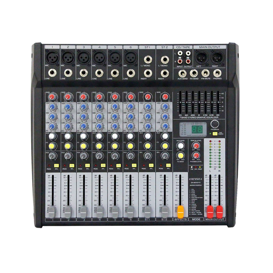 Definitive Audio DA MX10 FX Mixer With Effects