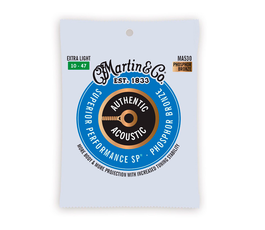 Martin MA-530 010-047 Acoustic Guitar String Set