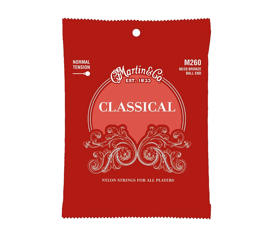 Martin M-160 Bronze Hard Tension Classical Guitar String Set