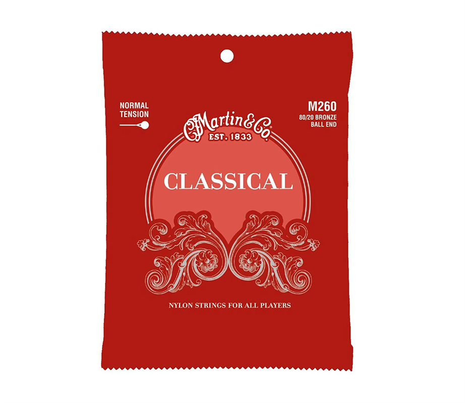 Martin M-160 Bronze Hard Tension Classical Guitar String Set