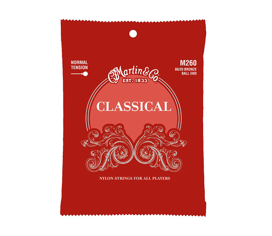 Martin M-260 Normal Tension Classical Guitar String Set
