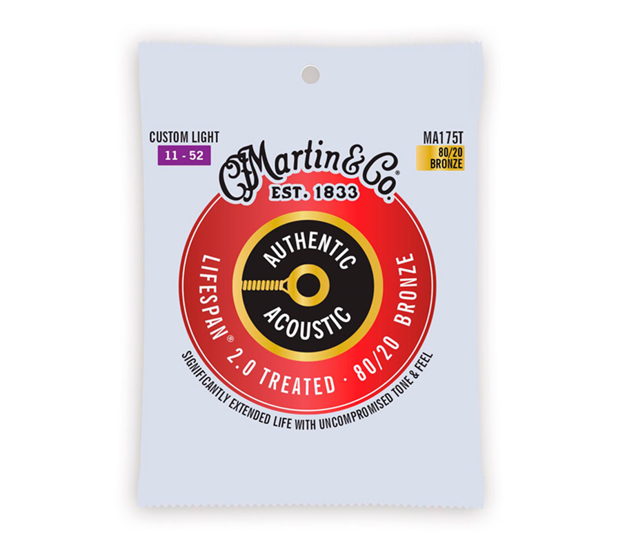 Martin MA-175T 011-052 Acoustic Guitar String Set