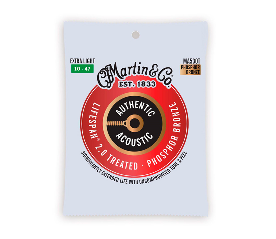 Martin MA-530T 010-047 Acoustic Guitar String Set