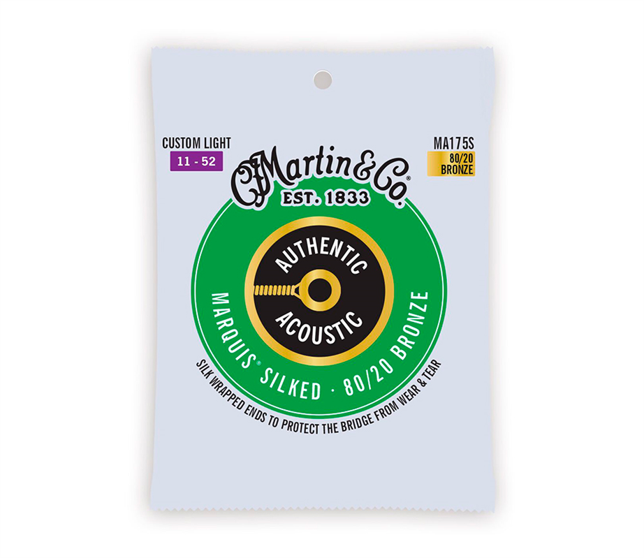 Martin MA-175S 011-052 Acoustic Guitar String Set