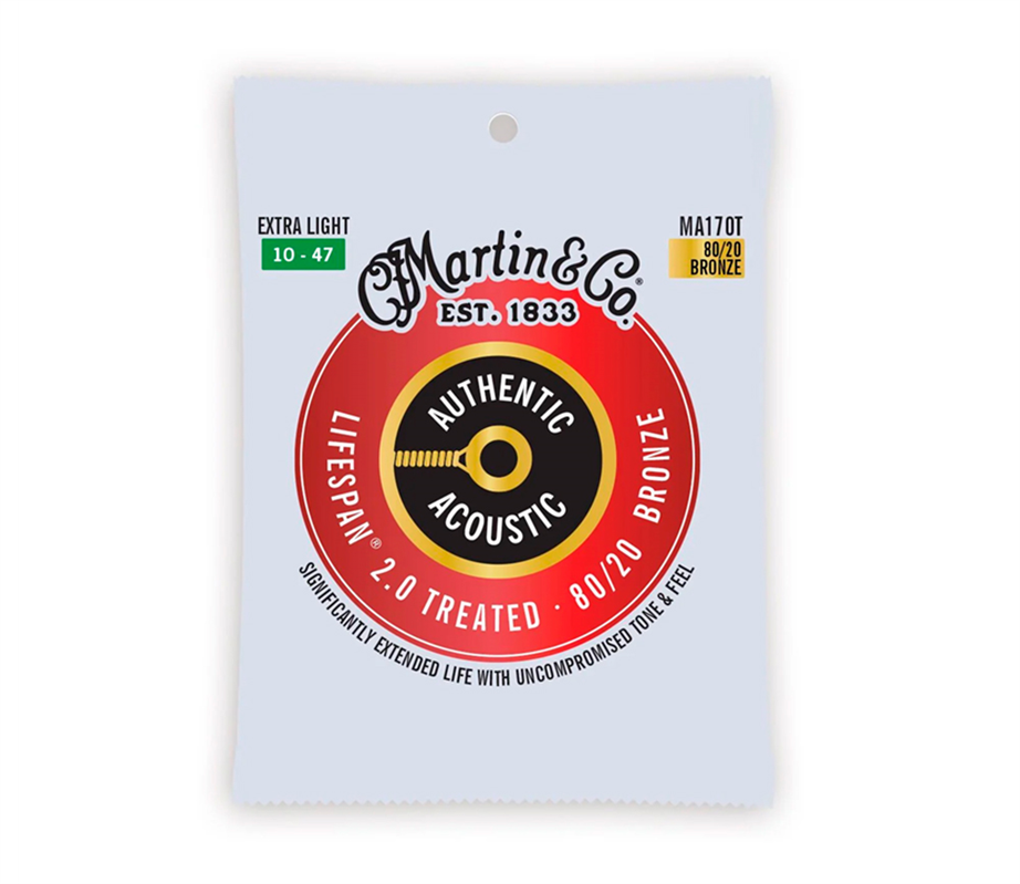 Martin MA-170T 010-047 Acoustic Guitar String Set