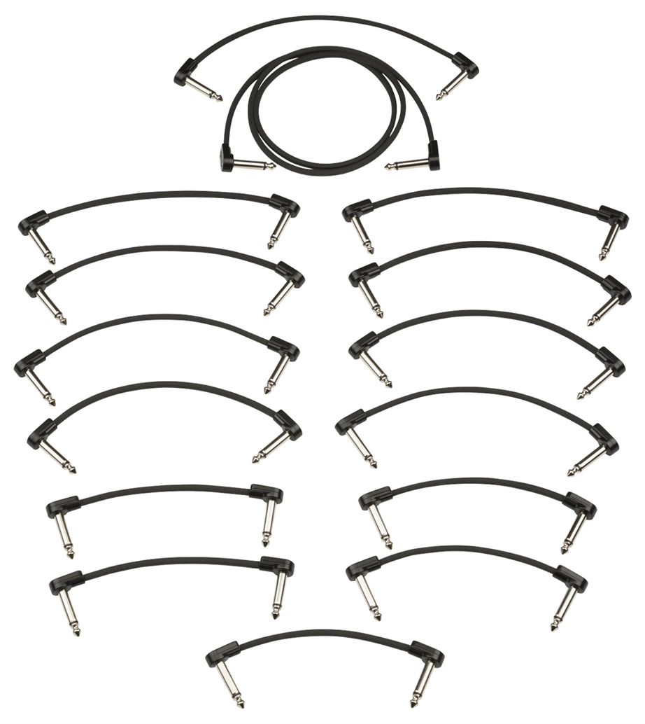 Fender Blockchain Patch Cable Kit Black Large
