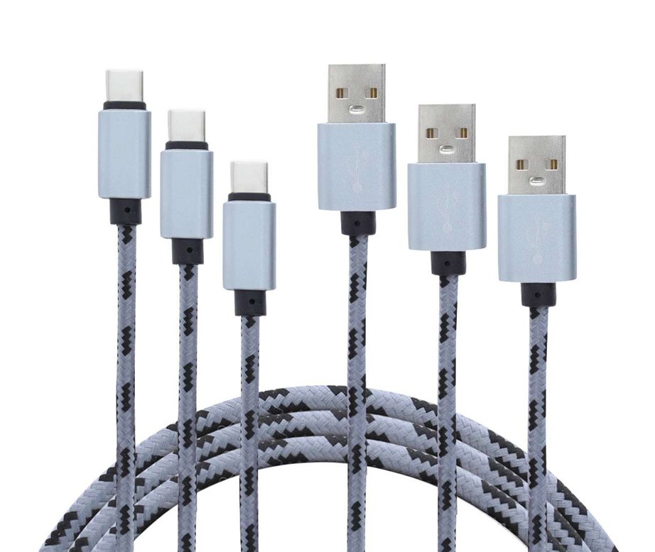 Yourban USB A - USB C Gray 3mt 3 uni Pack USB cable