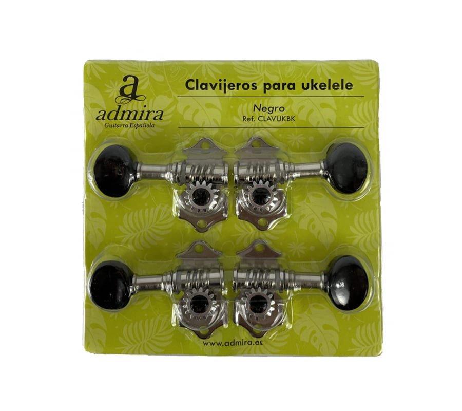 Admira CLAVUKBK Black (pack4) Ukulele Head machine