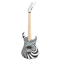 Kramer The 84 Custom Graphics The Illusionist Black/White Swirl