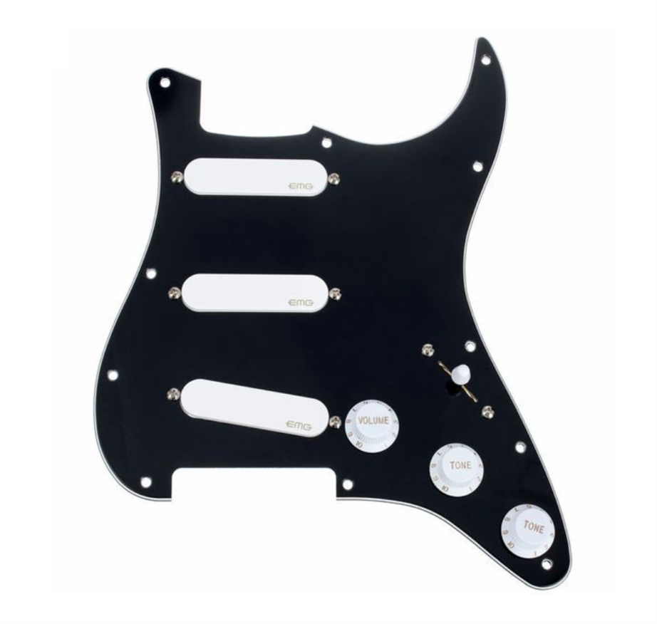 Set Completo de Pickups EMG DG20 David Gilmour Ivory/Black