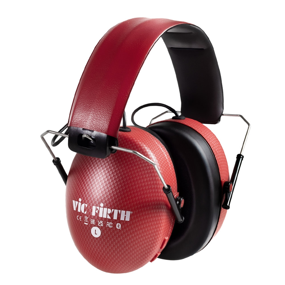Auscultadores Vic Firth VXHP0012 Bluetooth Red