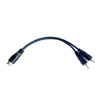 PowerAcoustics CAB2240 RCA M/RCA F audio cable