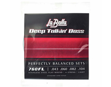 La Bella 760FL Deep Talkin' Flat Wound 043-104 Bass Guitar Strings