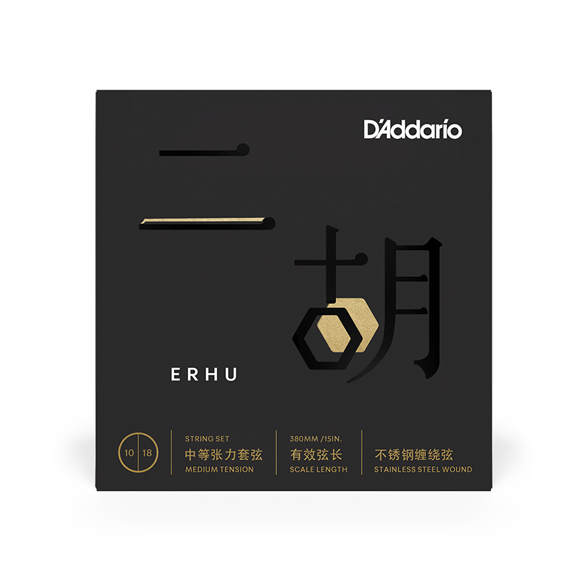 Daddario ERHU01 Medium Tension 010-018 Erhu strings