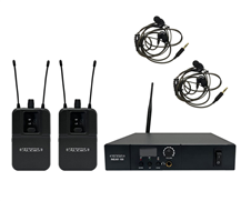Sistema In ear Wireless Definitive Audio INEAR 200 Duplo