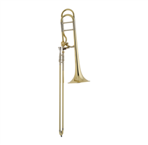 Trombone c/transpositor Sib/Fa Vincent Bach 42A Lacado