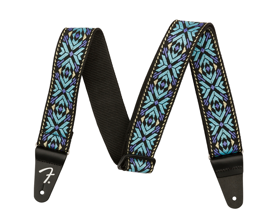 Fender Pasadena Woven Blue Snowflake 2" strap